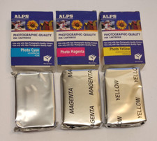 3x ALPS MD ink cassette ribbon PHOTO YMC 105814-00 MD series micro dry printer picture