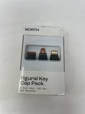 New North Figural Key Cap S'more Theme ~Pack Of 5~ 3 Icon Keys, ESC Key & Space picture