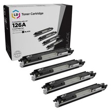 LD Toner Cartridge Replacement for HP 126A CE310A (Black, 4-Pack) picture