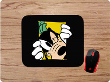 DISNEY GOOFY PEEKING CUSTOM DESIGN DESK PC MOUSE PAD MAT HOME OFFICE GIFT picture