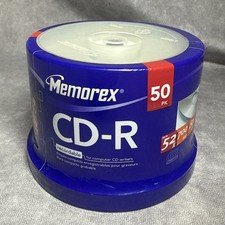 Memorex CD-R 50 Pack 700MB 80Min Vintage 2002 Recordable Spindle picture