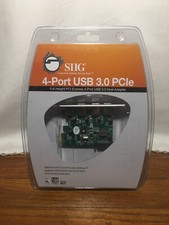 NEW SIIG 4-Port USB 3.0 PCle - NIB Factory Sealed Desktop PC Windows Digital  picture