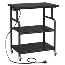 3 Tier Large Printer Stand with Power Outlet/Adjustable Shelf picture