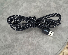 BMW Braided USB-A to USB-C Cable 6.5 ft Black/White Universal picture