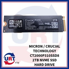MICRON / CRUCIAL TECHNOLOGY CT2000P310SSD8 2TB NVME SSD HARD DRIVE #199353# picture
