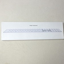 Apple Magic Keyboard w/ Numeric Keypad Bluetooth Rechargeable Silver MQ052LL/A picture