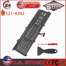C21-X202 Battery 38Wh For ASUS VivoBook X202 X202E X201E S200E Q200E Series 7.4V picture