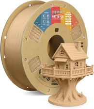 OVERTURE Matte PLA Filament 1.75Mm, 1Kg Matte Light Brown picture