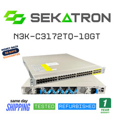 ♻️ Cisco Nexus N3K-C3172TQ-10GT 48-Port 10GBASE-T Switch 6x 40GbE QSFP+ ⚡FastShp picture