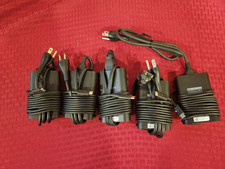 LOT OF 5 GENUINE DELL 65 WATT USB-C AC ADAPTER WITH POWER CABLE picture