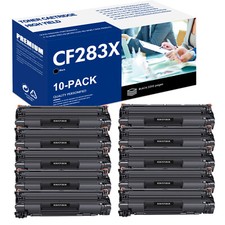 1-10 PACK CF283X 83X Toner Cartridge For HP LaserJet Pro M202dw MFP M225rdn LOT picture