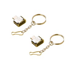 Tiny USB CREATE To TF Card Reader Transportable Keychain Plan OTG Allowed picture