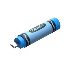 SANDISK - 128GB Crayola USB-C Flash Drive, Cerulean - Blue picture
