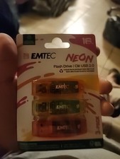EMTEC USB 2.0 C410 NEON 16GB 3-Package Flash Drive picture