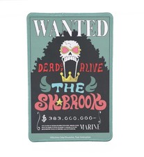 One Piece Brook Wanted Poster Keyboard Desk Mat 7.87x11.81 In Anime Mouse Pad picture