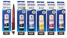 Epson 011 PB 012 B/C/Y/M/Gr Ink Bottle (Set of 6) for L8180 Photo Paper picture