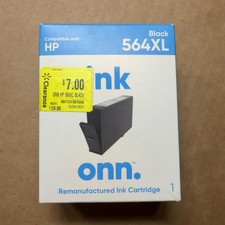 onn Re-manufactured Black Ink Cartridge for HP 564XL Printer Ink Cartridge picture