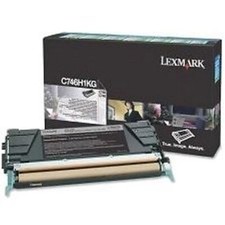 GENUINE ORIGINAL LEXMARK C746H1KG Black Toner T746 C748 Open Bag Open Box picture