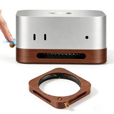 Mac mini M4 Stand (2024) with Effortless Power Button Lever – Solid Walnut Ba... picture