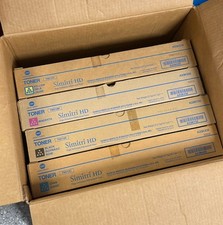 Lot of 12 TN512 Genuine Konica Minolta Simitri HD Toner Cartridges (C, M, Y, K) picture