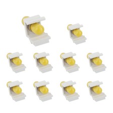 10PCS Keystone Jack Insert Coupler Single-mode ST/UPC Female to ST/UPC Female picture
