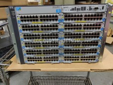 J8698A I BUNDLE HP 5412ZL 7U Edge Switch Includes 12x J9534A 4x J9306A 1x J8726A picture