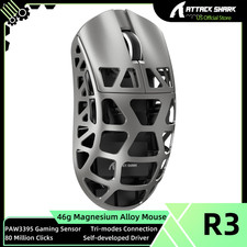 ATTACK SHARK R3 46g Superlight Magnesium Alloy Gaming Mouse, BT/2.4Ghz/Wired picture