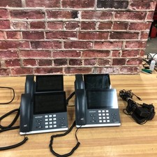 LOT of 4 Yealink T67LTE 4G Desk Phones Verizon Used but great condition picture