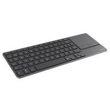 Rapoo Mini Wireless Keyboard with Touchpad, MultiDevice HTPC Keyboard for PCC... picture
