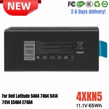✅LOT 65wh 4XKN5 Battery For Dell Latitude 14 5404 7404 E5404 E7404 Series picture