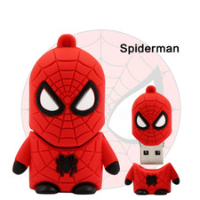 USB Flash Drive Spiderman Super Heros 3D 4GB, 8GB, 16GB, 32GB, 64GB, Sample picture