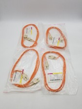 Lot of 4 Fiber Optic Cables 62.5/125 (2 Meters) picture
