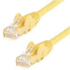 StarTech.com 75ft CAT6 Ethernet Cable - Yellow CAT 6 Gigabit Ethernet Wire - 650 picture