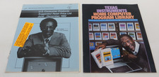 1982 TEXAS INSTRUMENTS HOME COMPUTER LIBRARY Catalog & Price List vtg reference picture