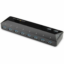 StarTech 10-Port USB 3.0 Hub with Charge and Sync Ports - 2 x 1.5A Ports - picture