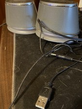 Amazon Basics USB-Powered Computer Speakers TESTED WORKING picture