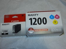 New OEM Genuine Canon 1200 black & color Ink Cartridges set Magenta cyan yellow picture