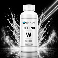 DTF Ink White 34oz (1000ml) Premium Textile Pigment Ink Epson i3200 XP600 L1800 picture