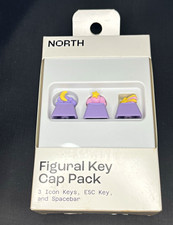 North Figural Keycap Pack, 3 Icon Keys: ESC Key & Spacebar, MX Style picture