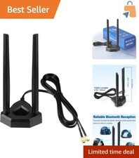 High-Performance Dual Band WiFi Antenna and Bluetooth Range Extender—6.5ft Cable picture
