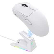 ATTACK SHARK X1 Wireless Gaming Mouse RGB Touchpad Charging Dock Superlight game picture