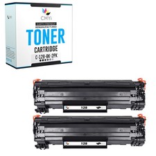 2-Pack Replacement CMYi 128 Black Toner Cartridges for Canon imageCLASS MF4412 picture
