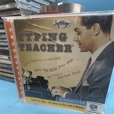 SoftKey Typing Teacher, a vintage CD-ROM typing program for Windows 3.1 and Wind picture