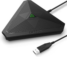 CMTECK Conference USB Microphone, Mute Button, Omnidirectional Condenser Boundar picture