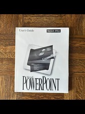 1990s Microsoft Powerpoint User's Guide Sealed New picture