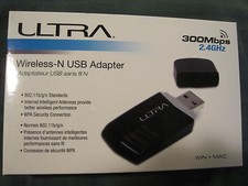 NEW - ULTRA Wireless N USB Adapter 300Mbps 2.4GHz - UPC Removed - NEW Open Box picture