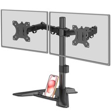 MOUNT PRO Dual Monitor Stand, Free-Standing Full Motion Dual, Black picture