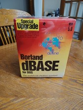 Borland dBASE 5.0 for DOS/Win – Special Upgrade – Big Box – BRAND NEW SEALED picture