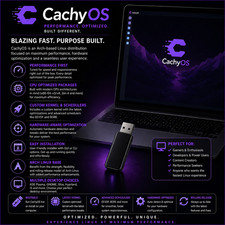 Cachy OS Bootable USB | Live & Install | LATEST Version - FAST EASY PRELOADED picture