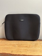 Tumi T-Pass Business Class Zip Top Laptop Sleeve Black Neoprene. Used. picture